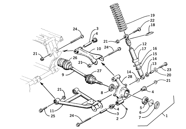 REAR SUSPENSION ASSEMBLY