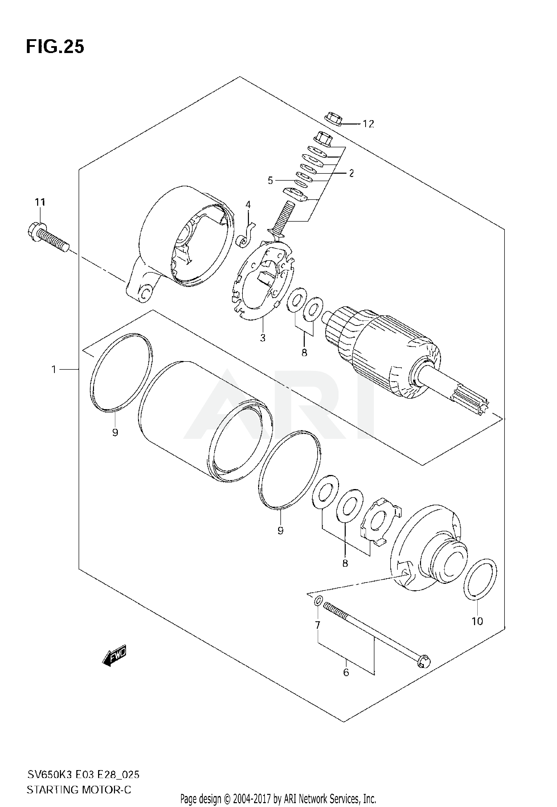 STARTING MOTOR