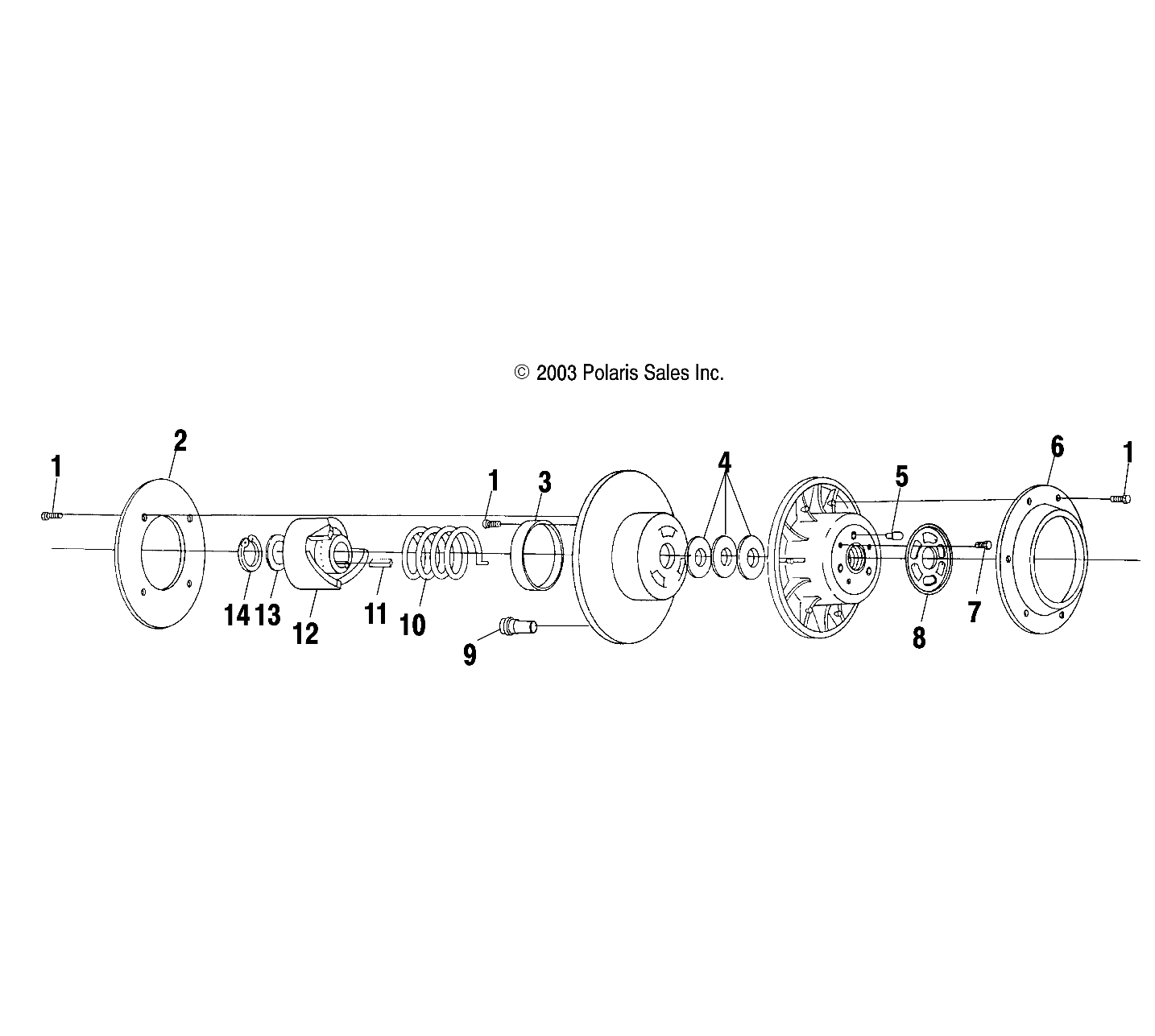 DRIVEN CLUTCH - S04ND4BS/BSA (4988678867B12)