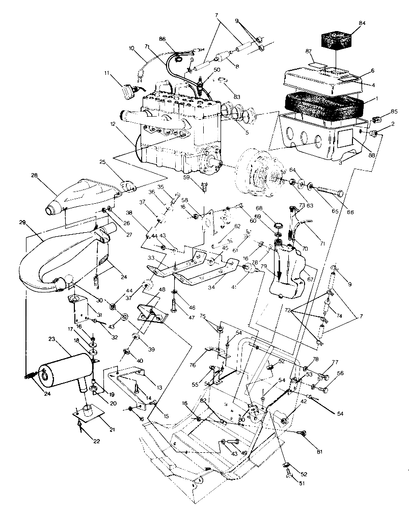 Engine Mounting (4918391839013A)