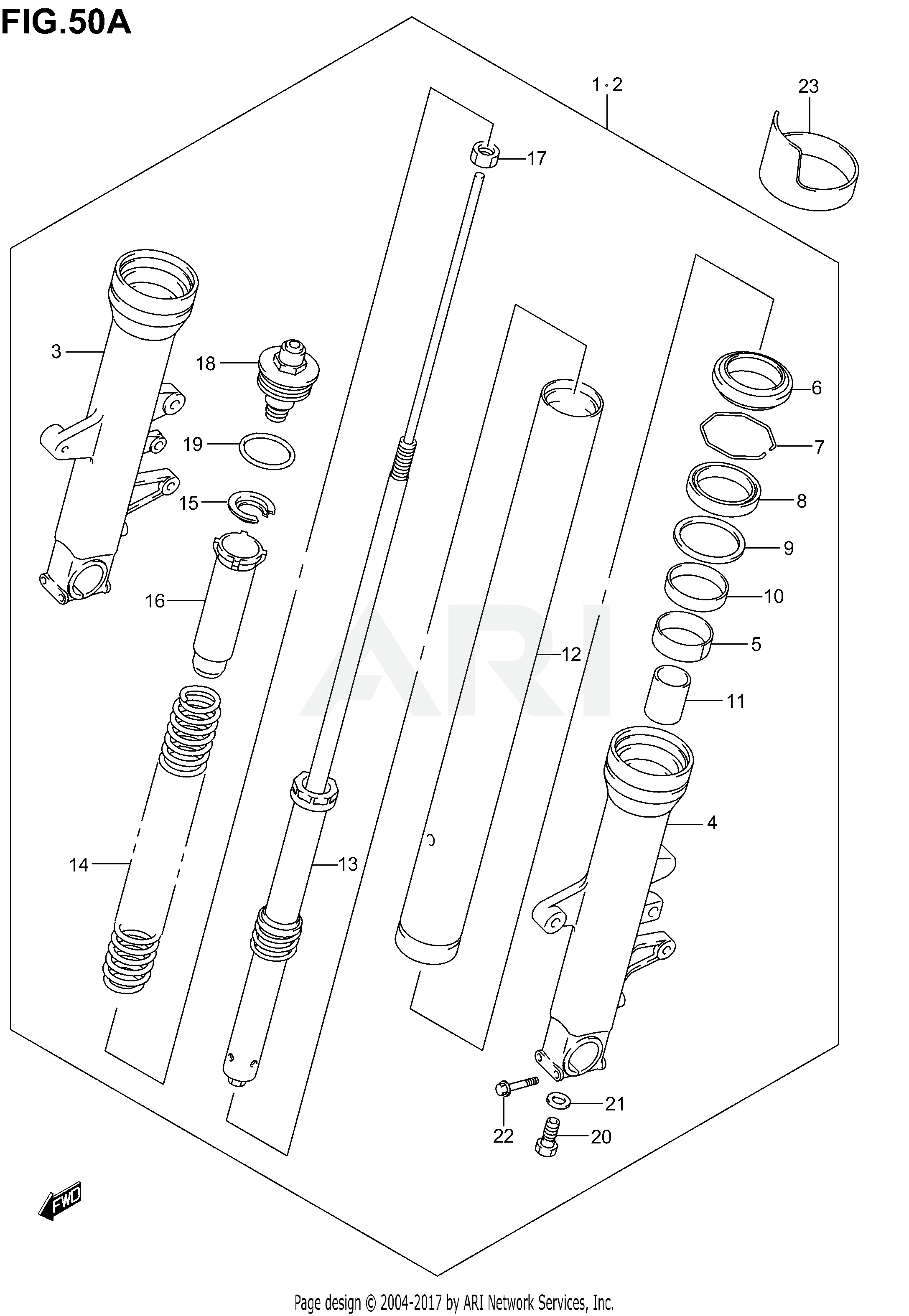 FRONT DAMPER (MODEL K5)