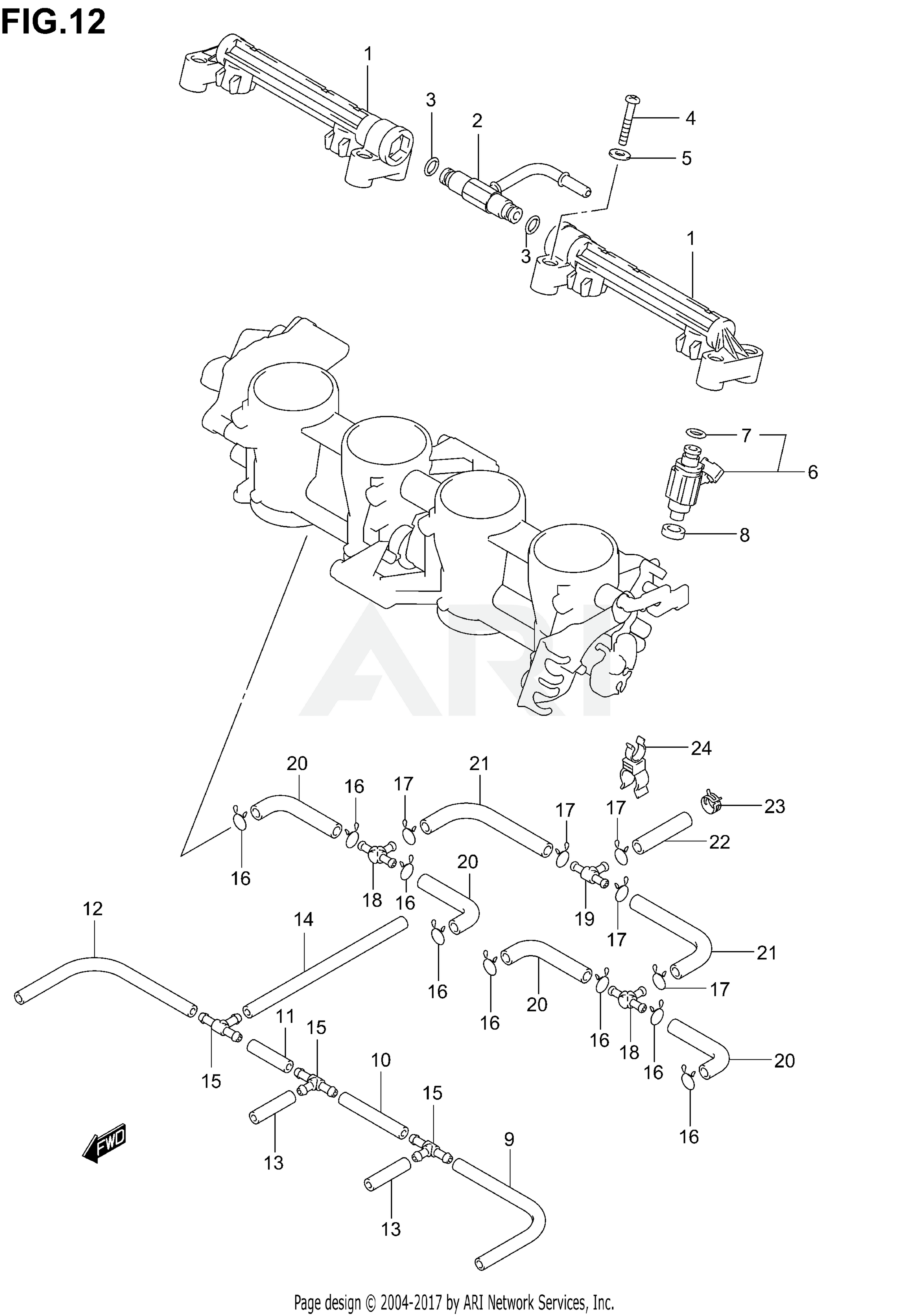 THROTTLE BODY HOSE/JOINT