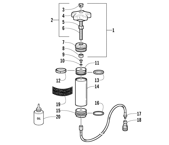 REMOTE SHOCK LIMITER ASSEMBLY