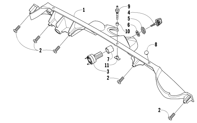 CONSOLE AND SWITCH ASSEMBLY