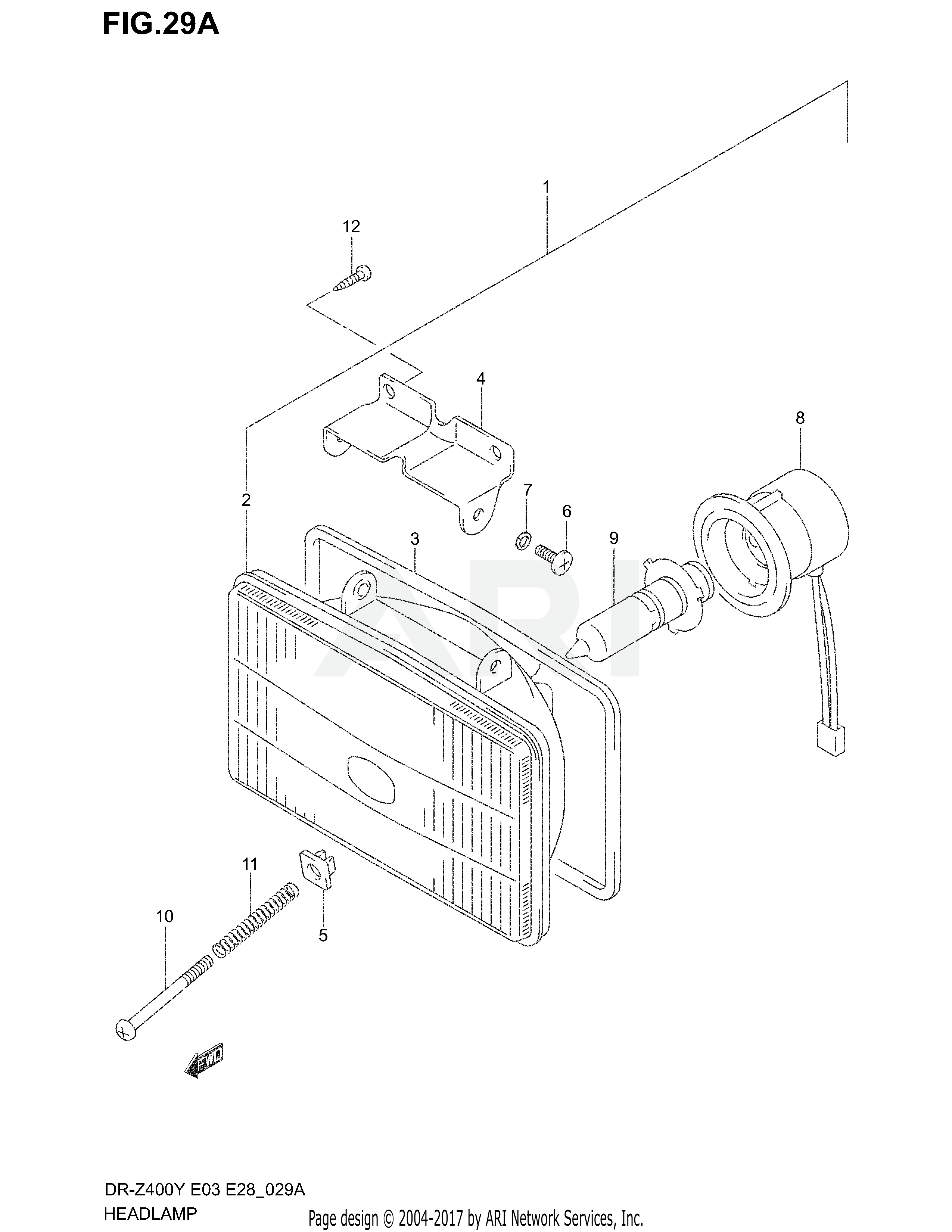 HEADLAMP (MODEL K2/K3/K4)