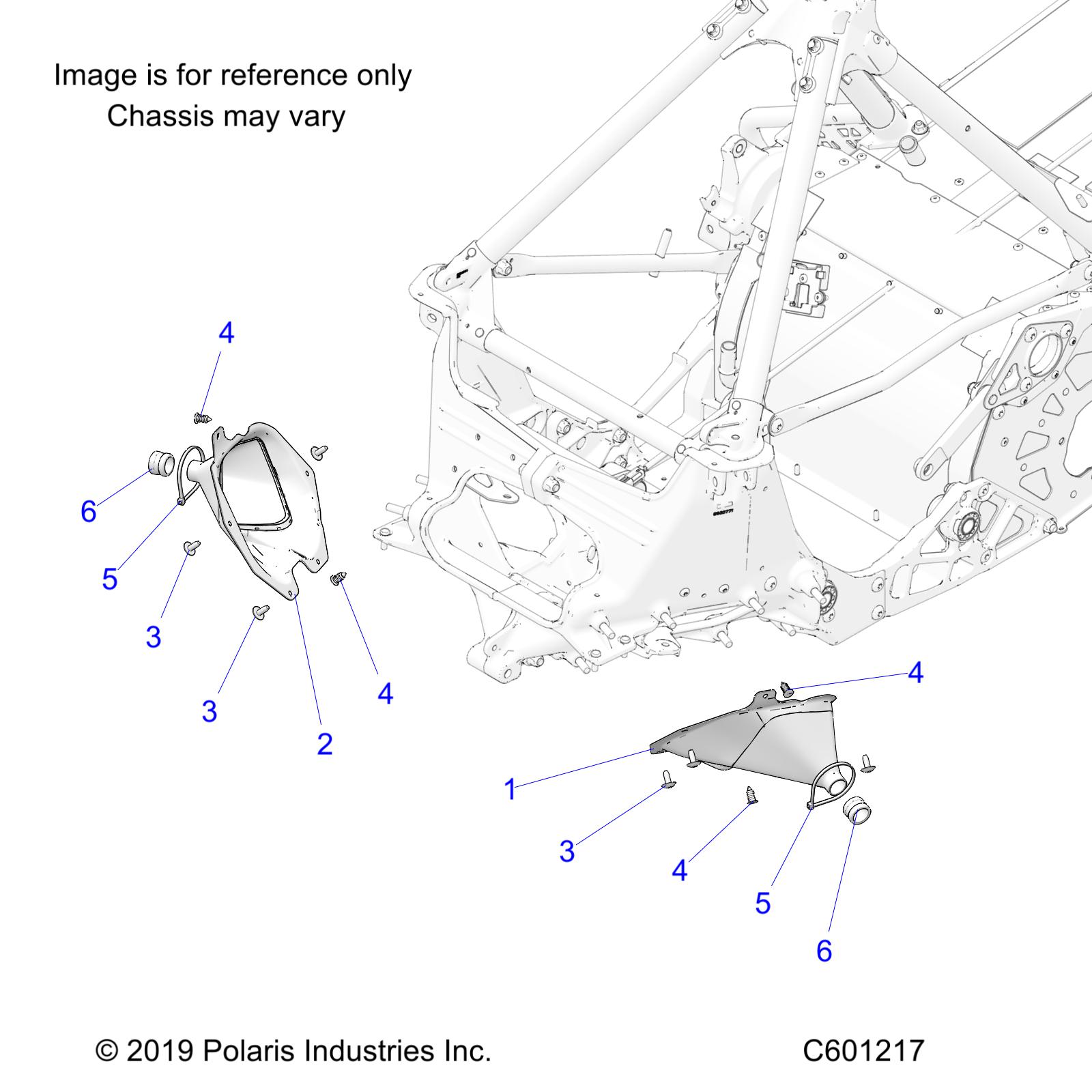 CHASSIS, TIE ROD BOOT ASM. - S20EFS8PS (C601217)