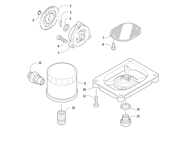 OIL FILTER/PUMP ASSEMBLY