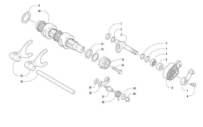 GEAR SHIFTING ASSEMBLY