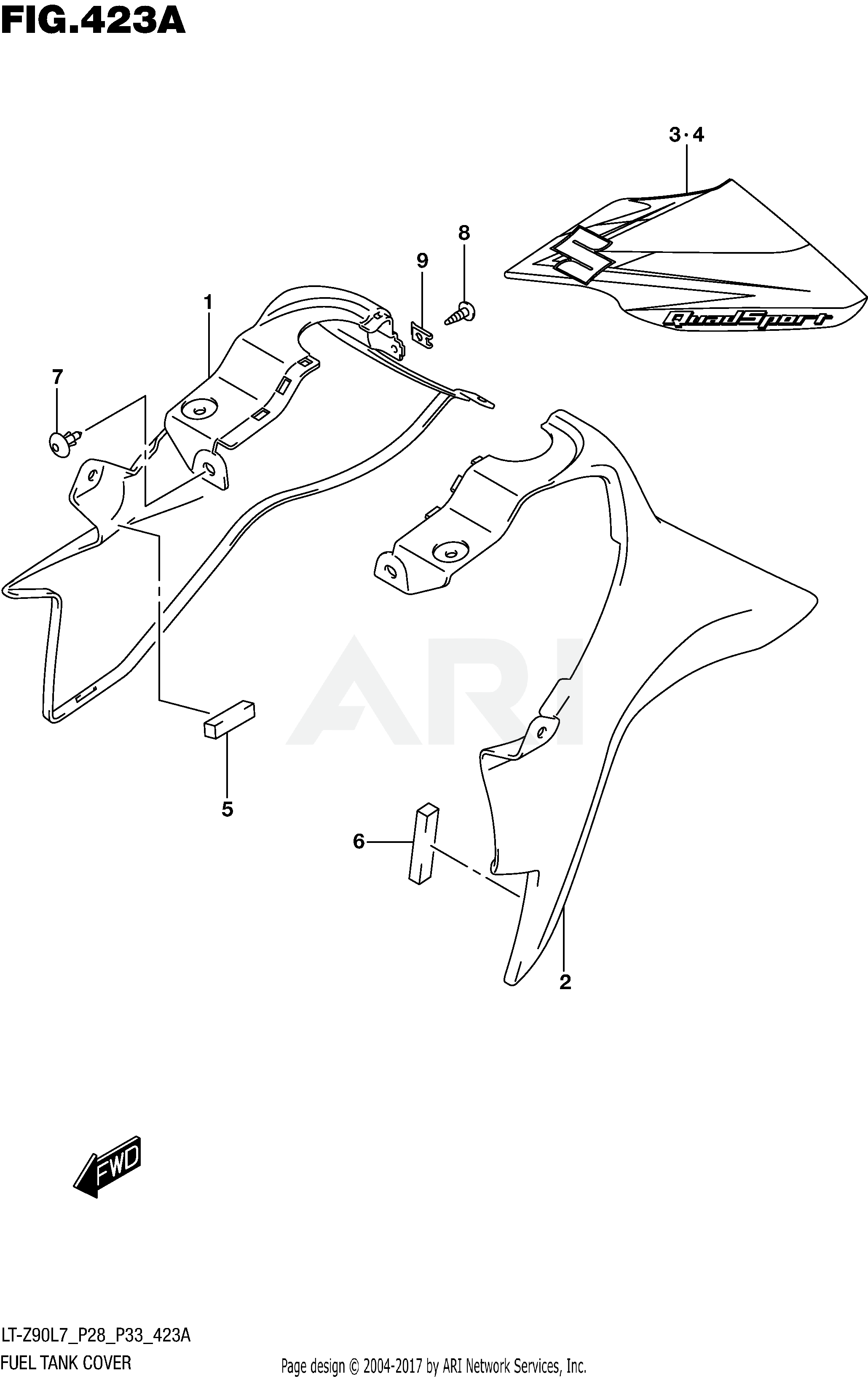 FUEL TANK COVER