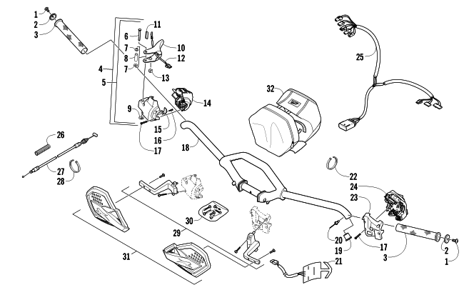 HANDLEBAR AND CONTROLS