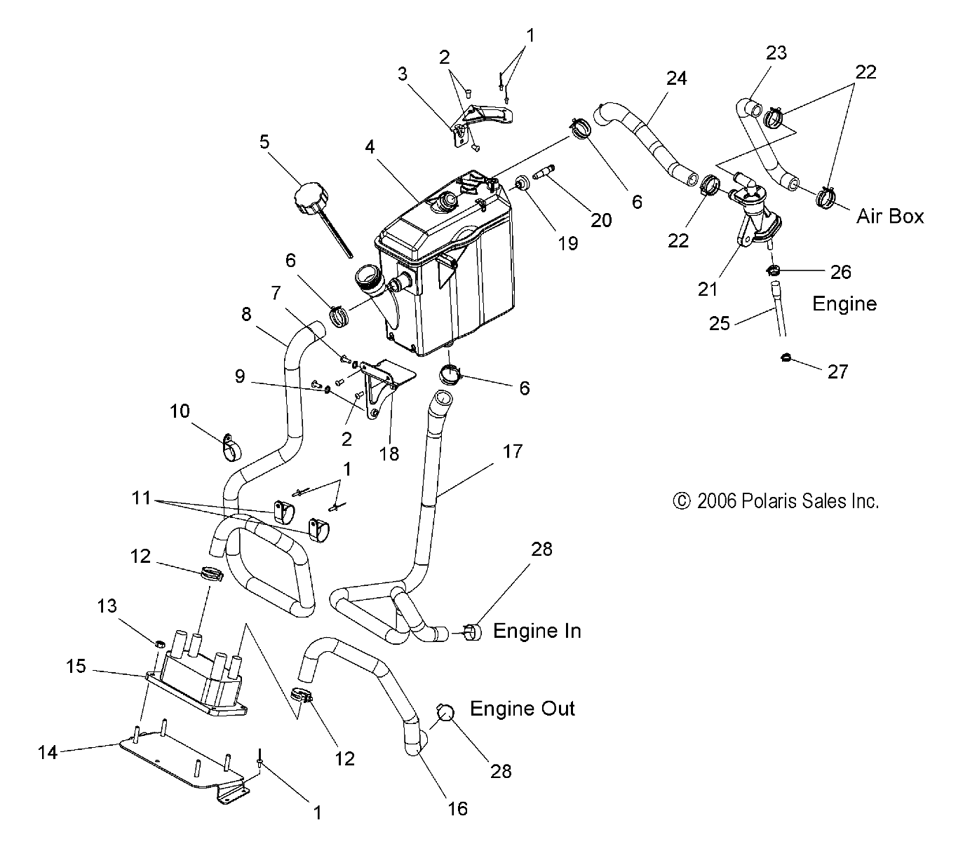 OIL COOLING SYSTEM - S06PS7FS (49SNOWOILTANKFSTOUR)