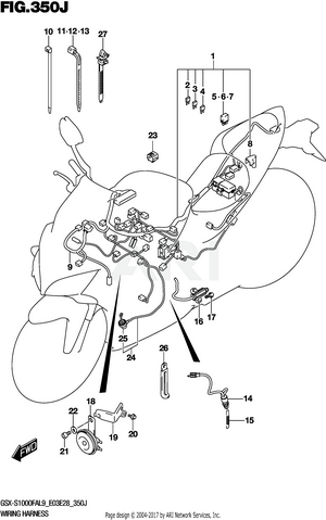 WIRING HARNESS (GSX-S1000FZAL9 E33)