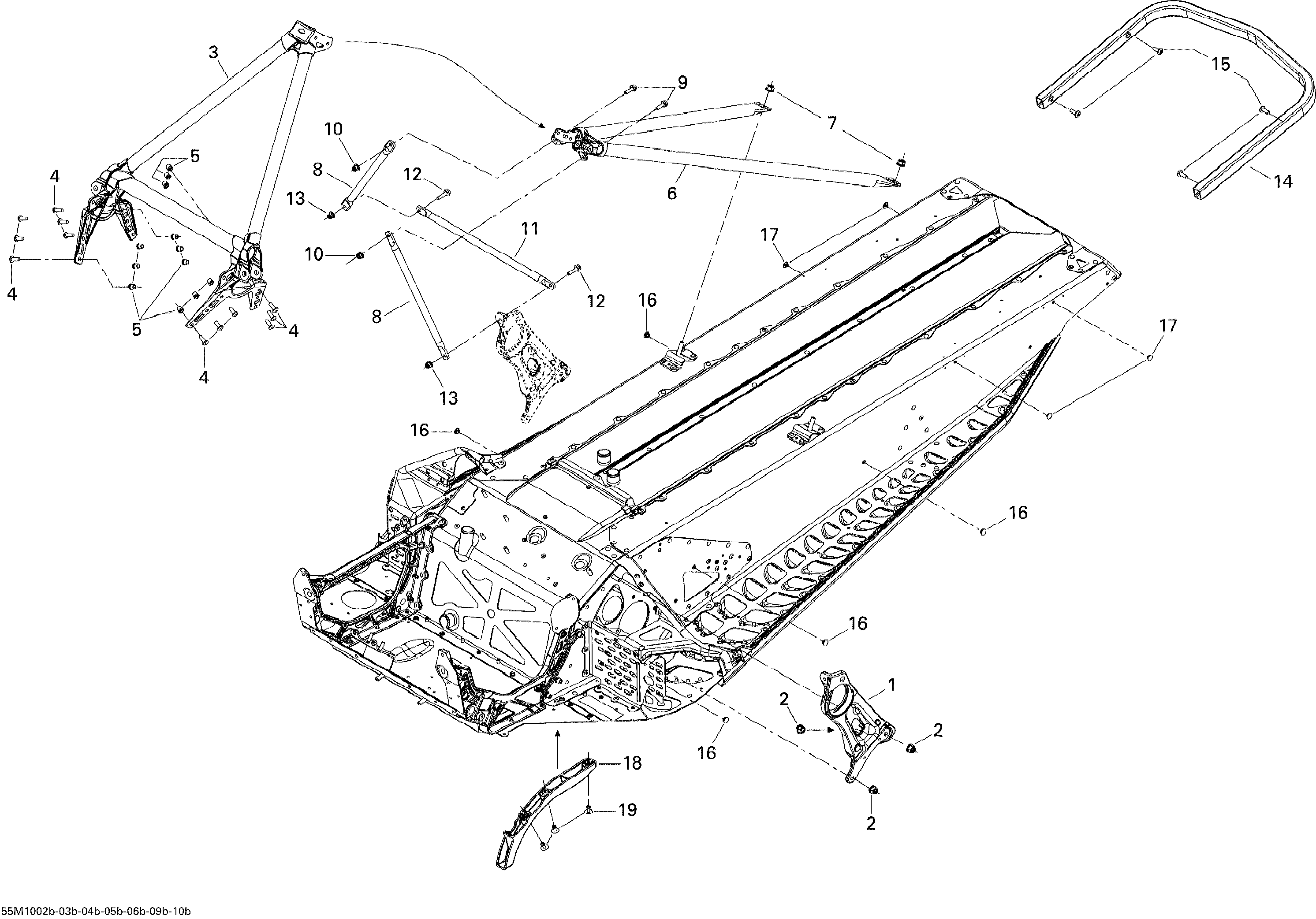 Frame and Components 2- 800R PTEK