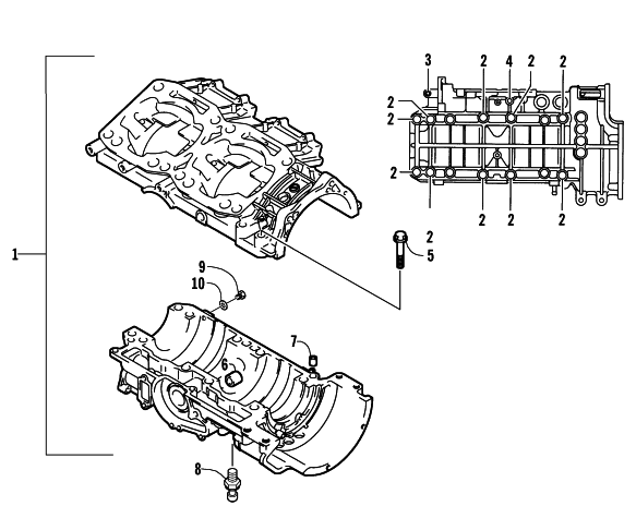 CRANKCASE ASSEMBLY