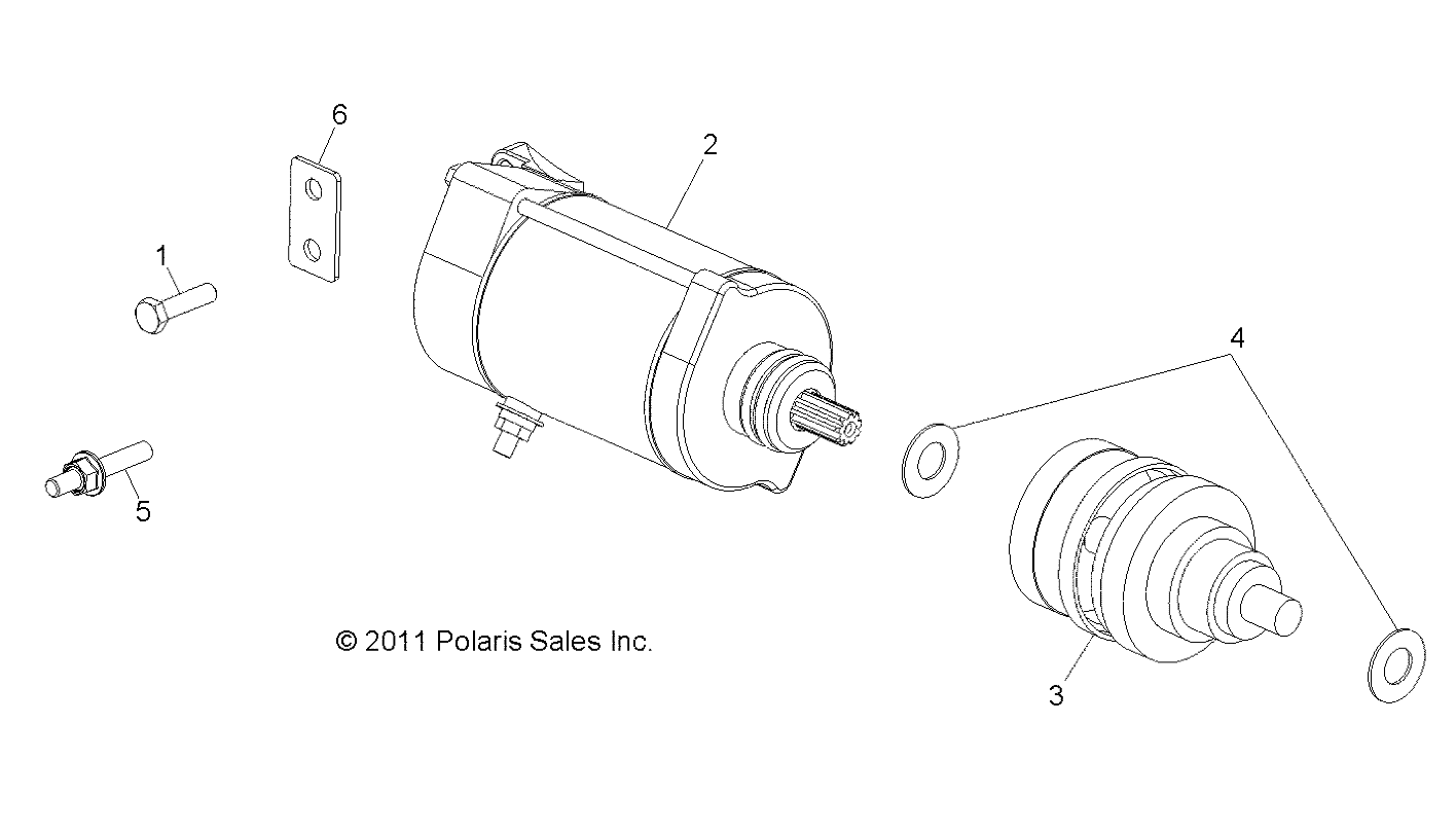 ENGINE, STARTING MOTOR - R13TH76/7E ALL OPTIONS (49RGRSTARTINGMTR12800XP)