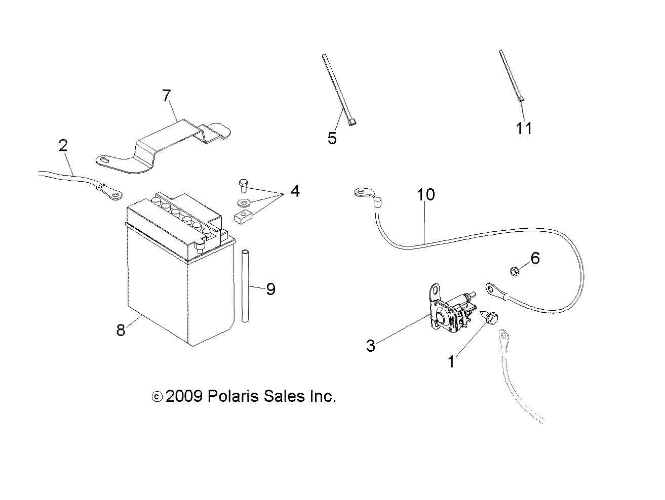 ELECTRICAL, BATTERY - A10NG50AA (49ATVBATTERY10TBLZR)