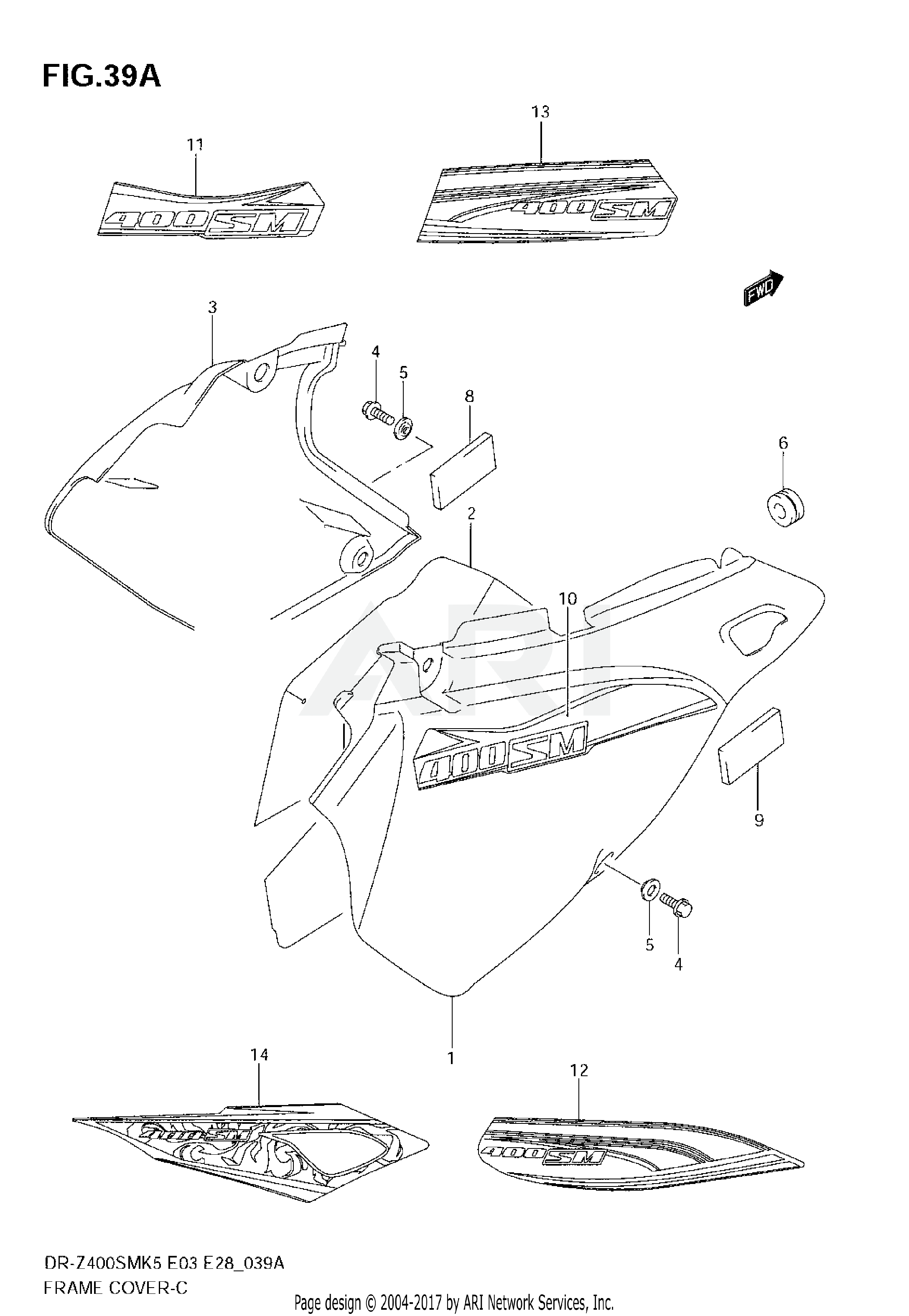 FRAME COVER (MODEL K7/K8)