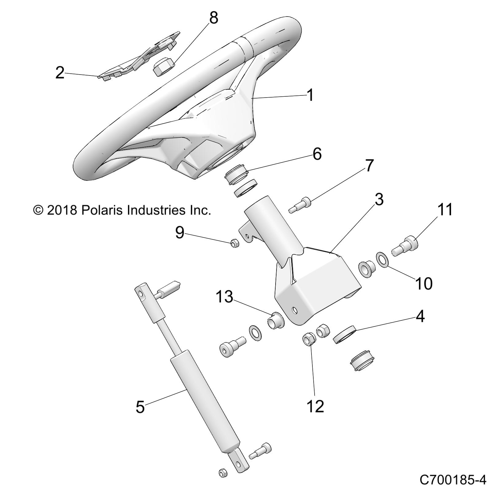 STEERING, WHEEL - Z20CHA57A2/E57AM (C700185-4)