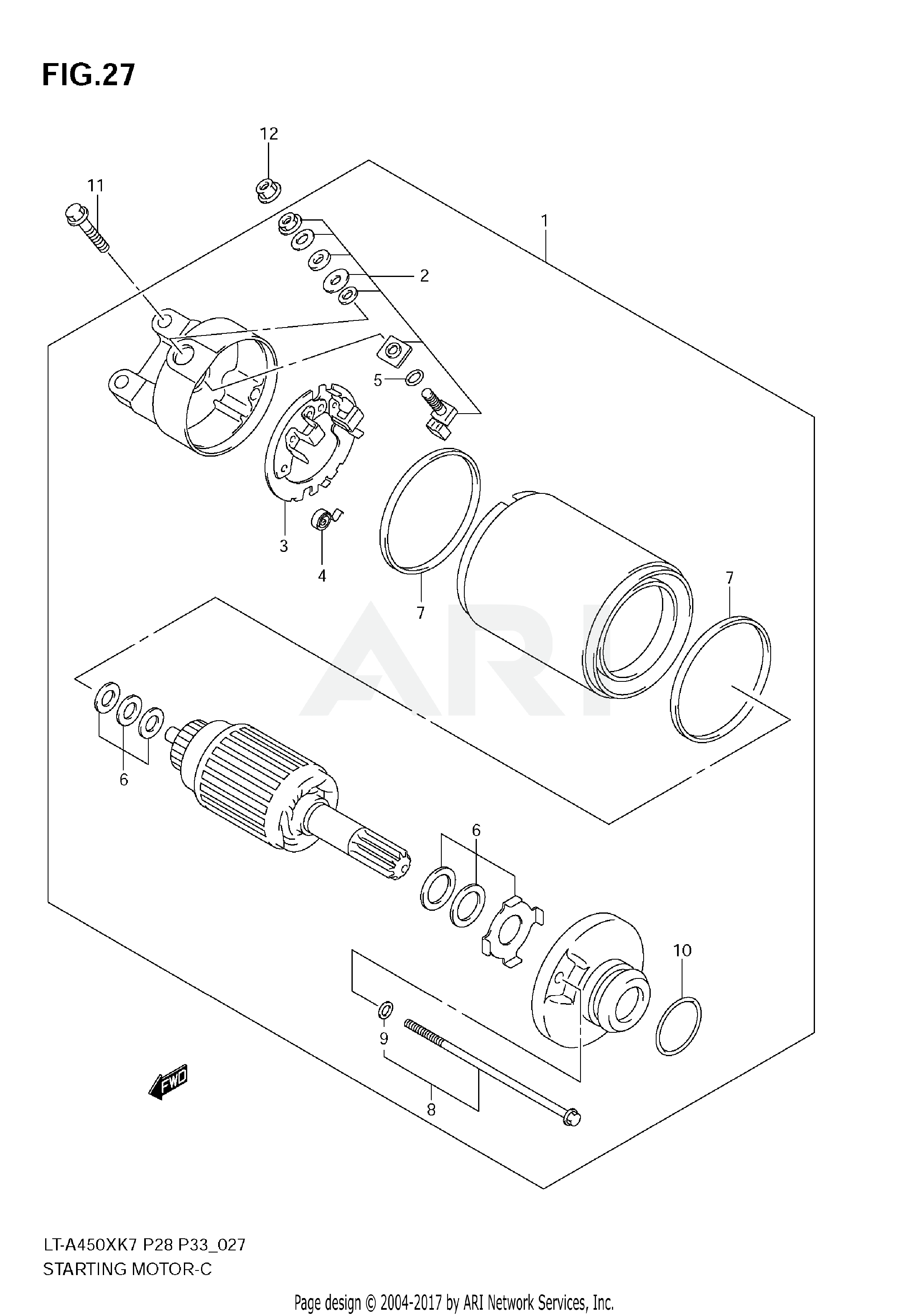 STARTING MOTOR