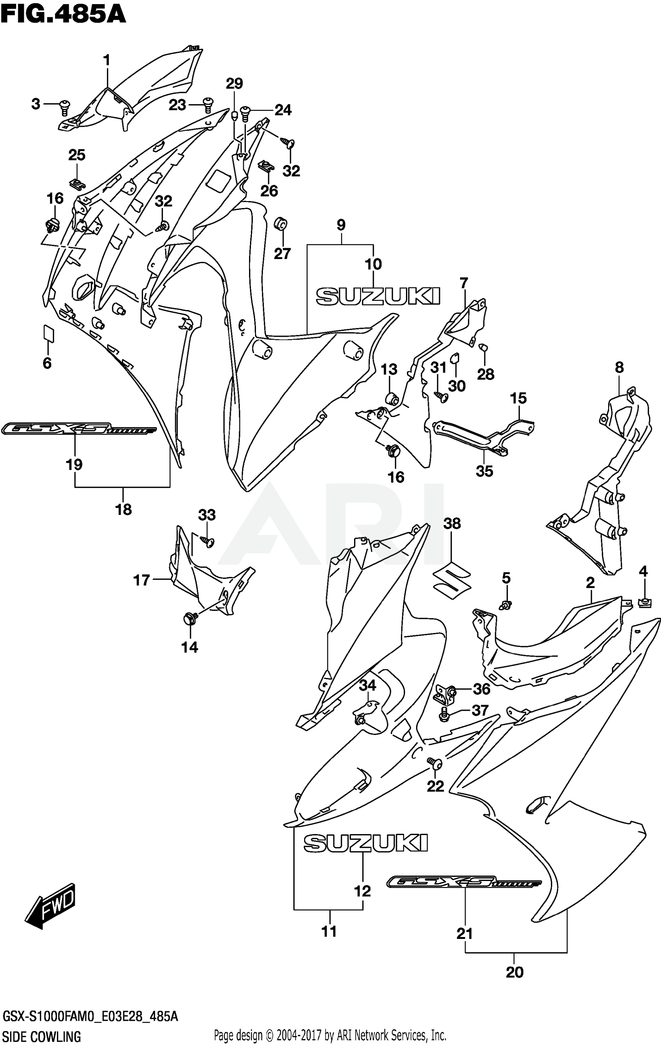 SIDE COWLING (E03,E33)