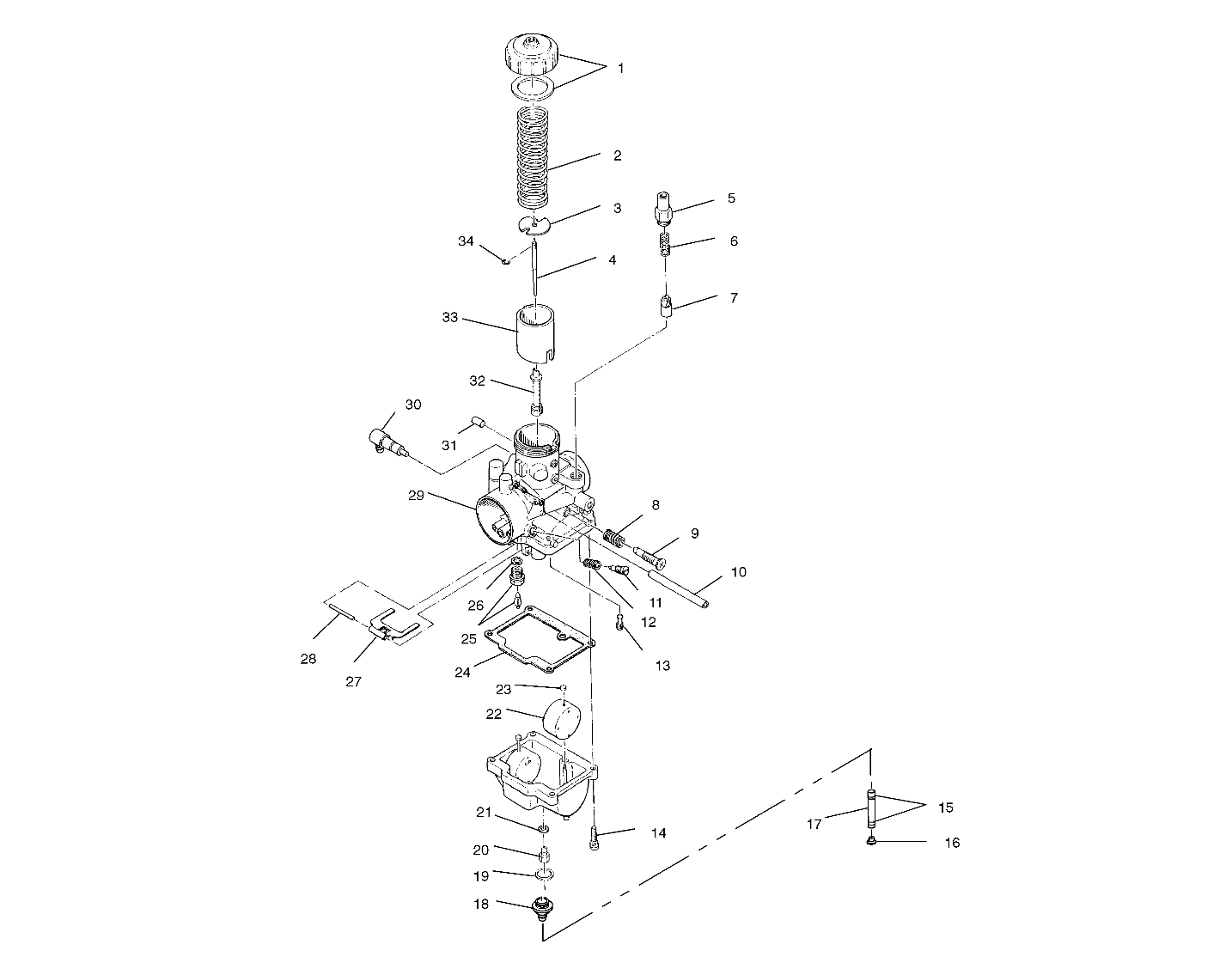 CARBURETOR - S01NB5BS (4961206120C005)