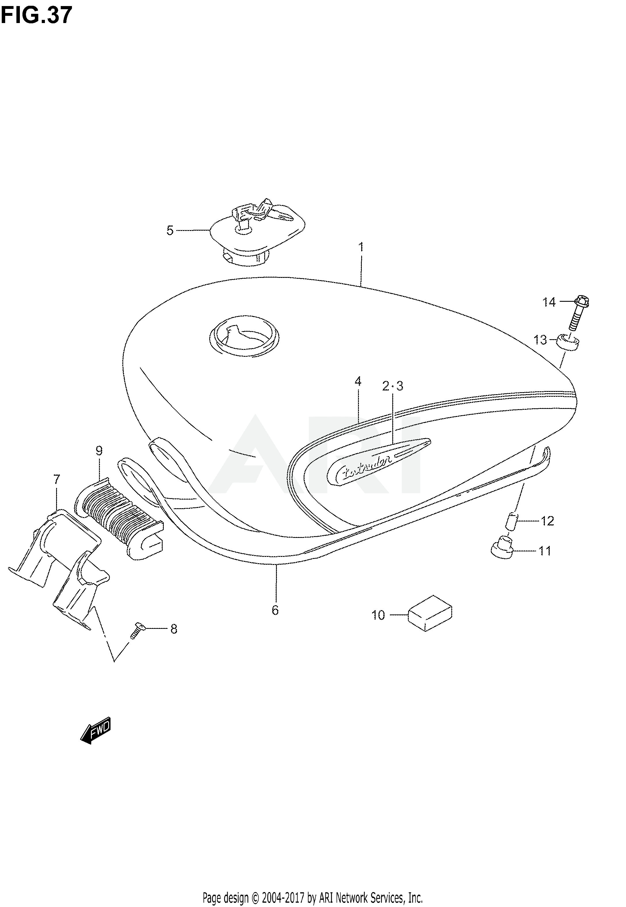 FUEL TANK (MODEL K1)