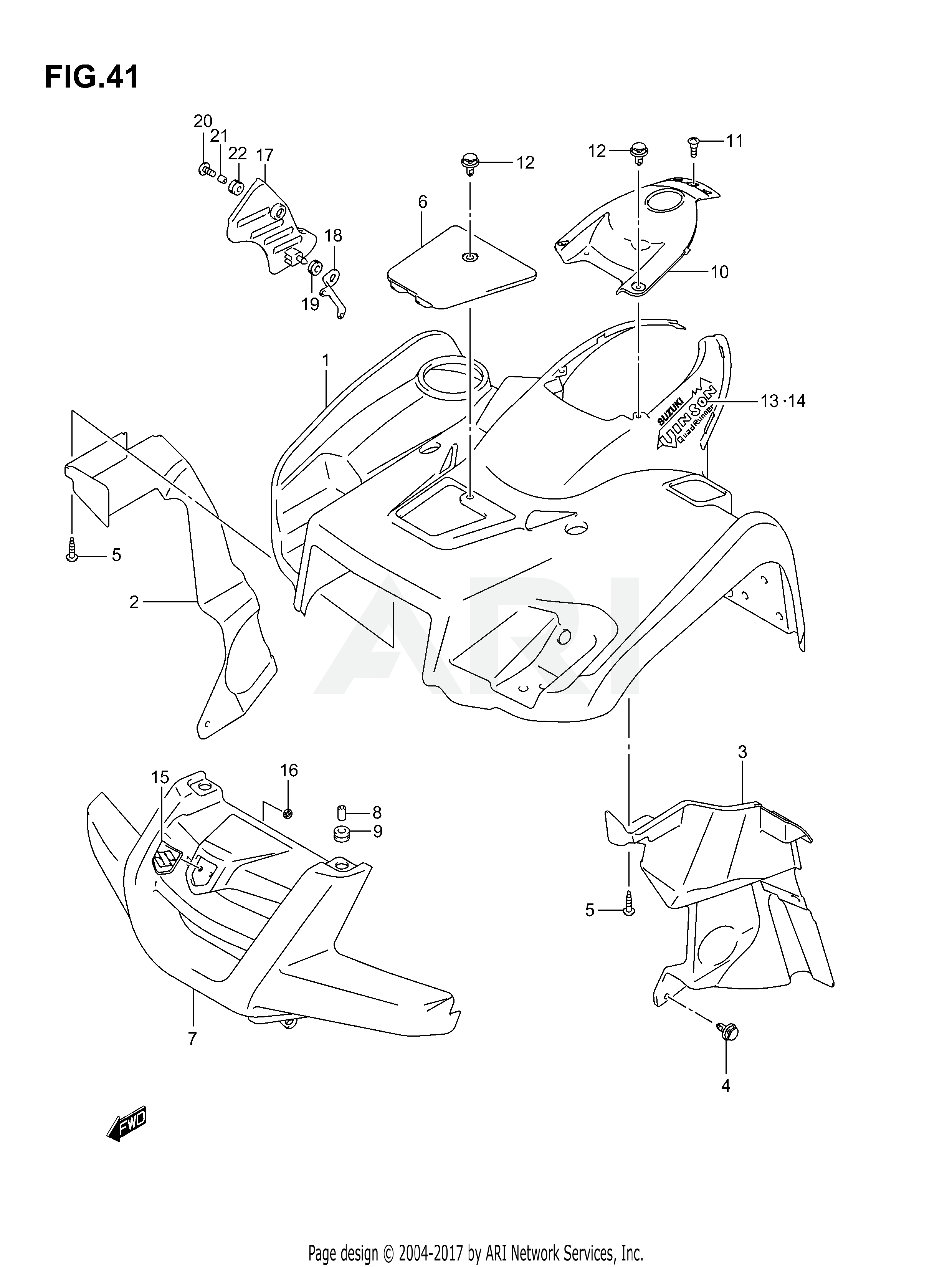 FRONT FENDER (MODEL K4)