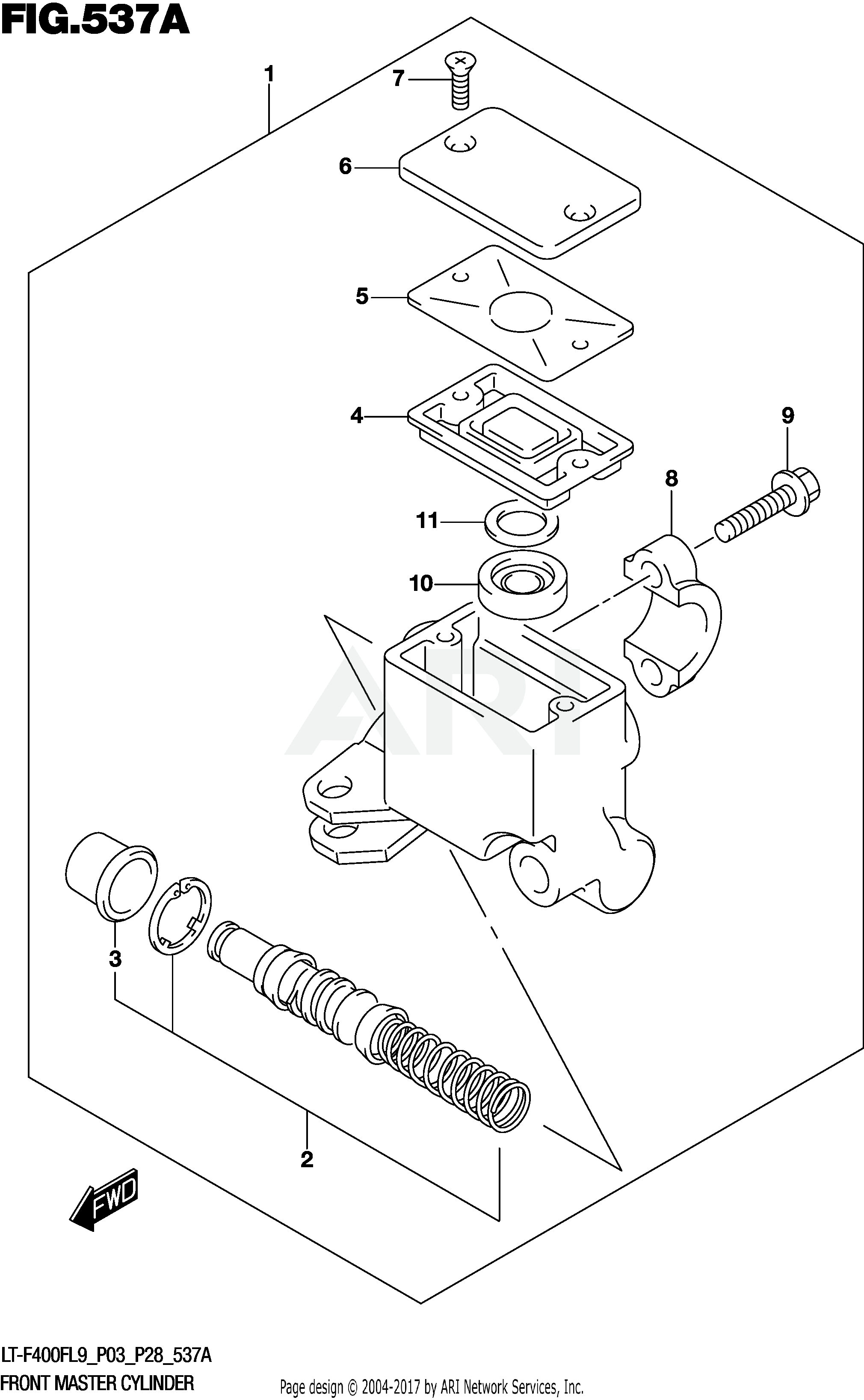 FRONT MASTER CYLINDER