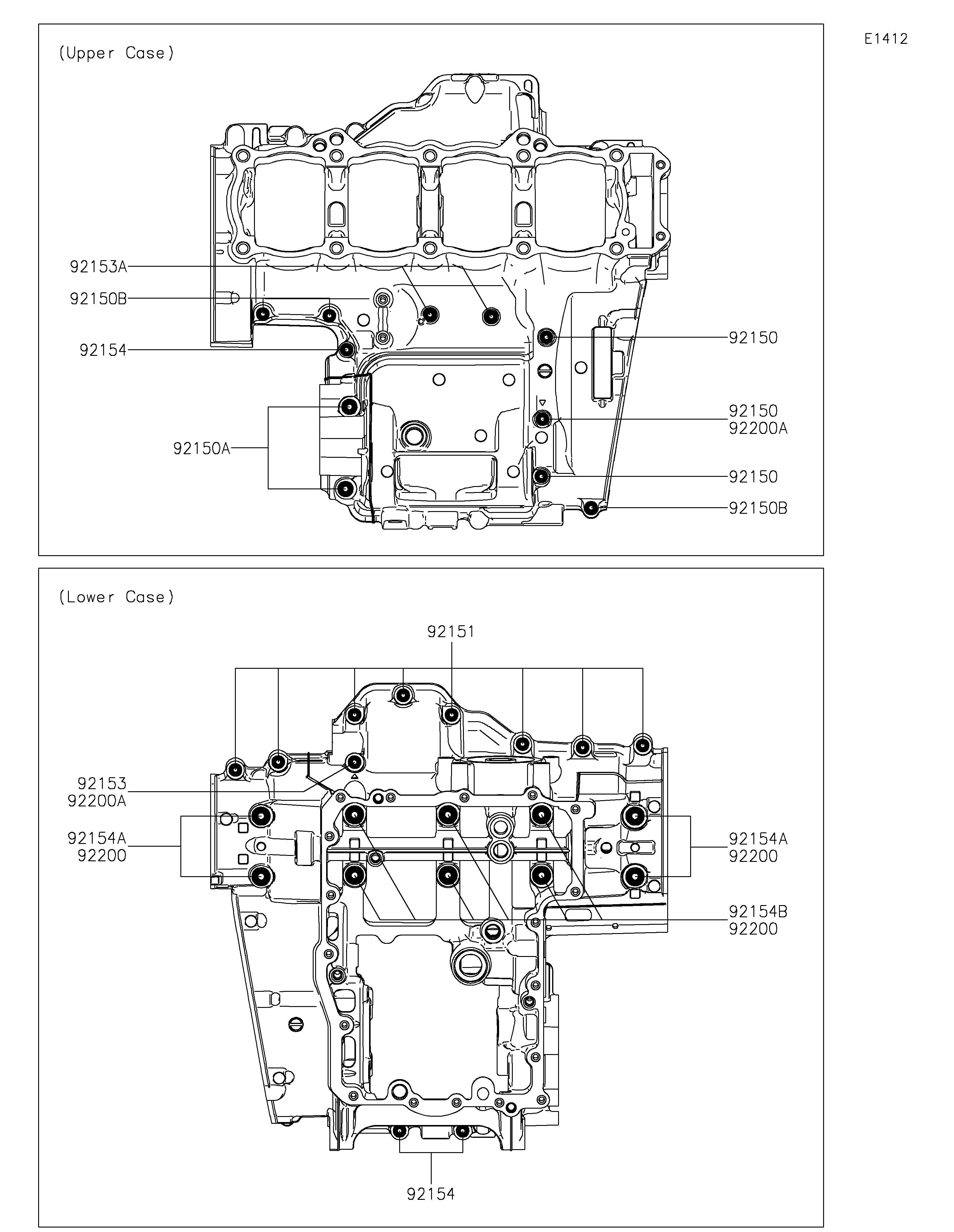 Crankcase Bolt Pattern