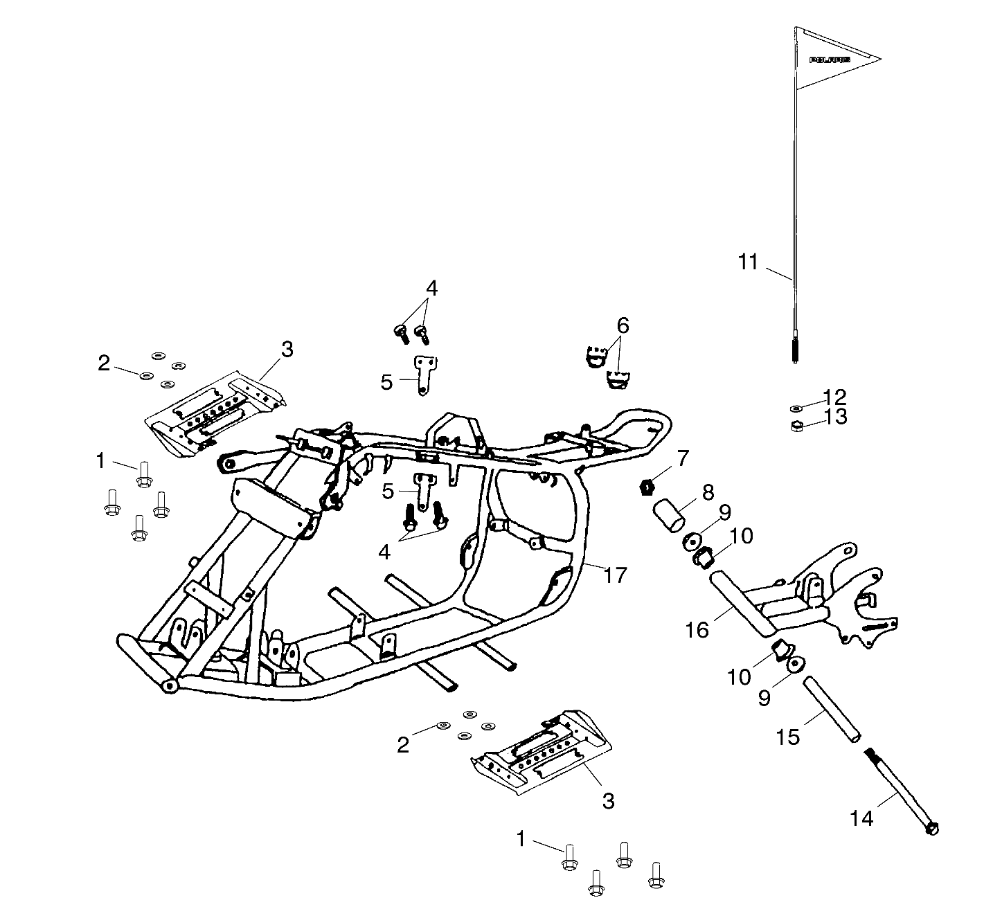 FRAME BODY - A02EA05CA (4978757875B01)