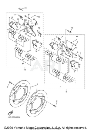 FRONT BRAKE CALIPER