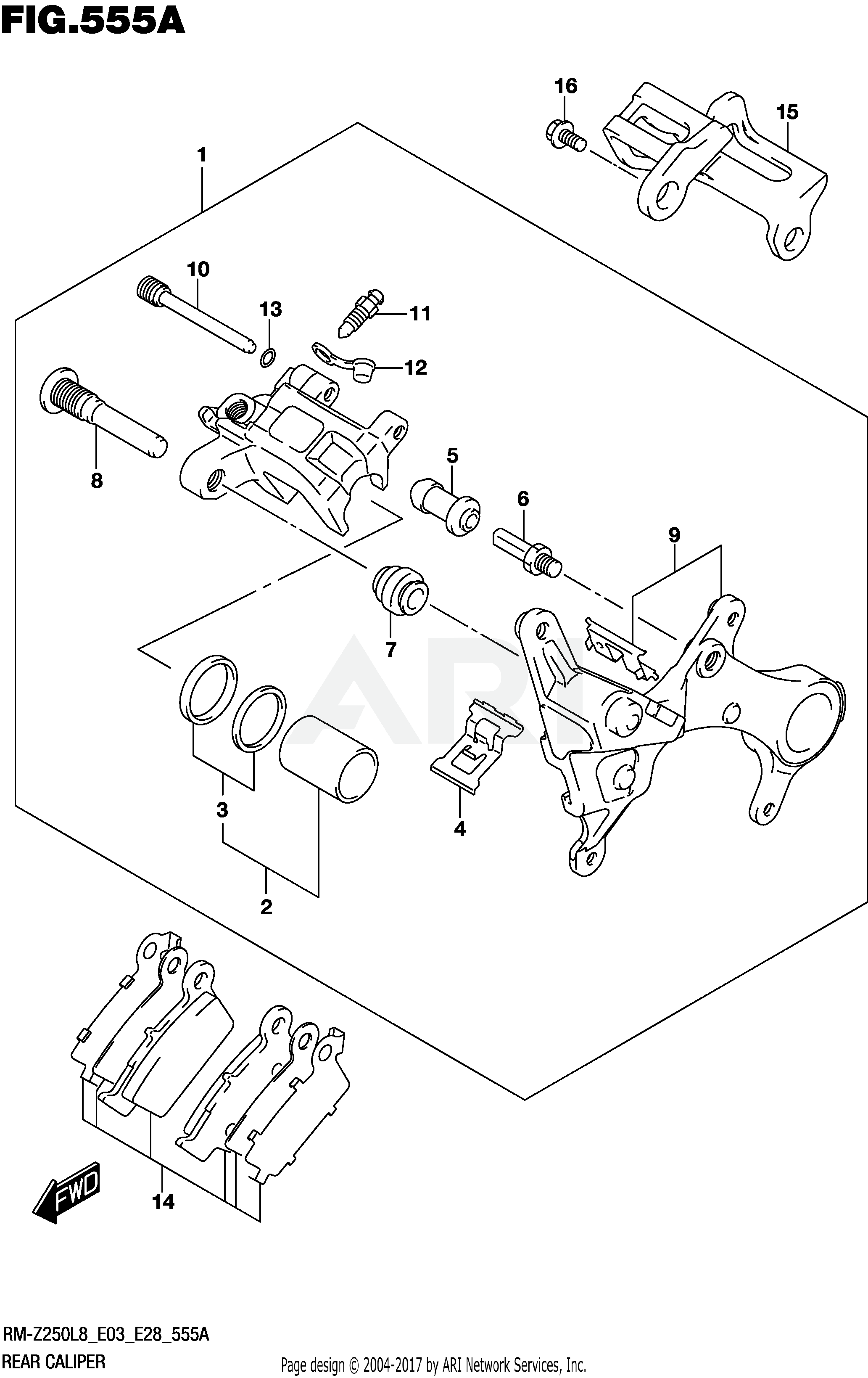 REAR CALIPER