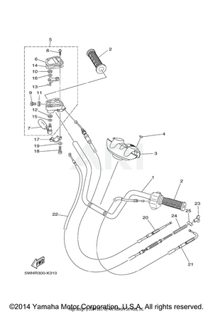 STEERING HANDLE CABLE