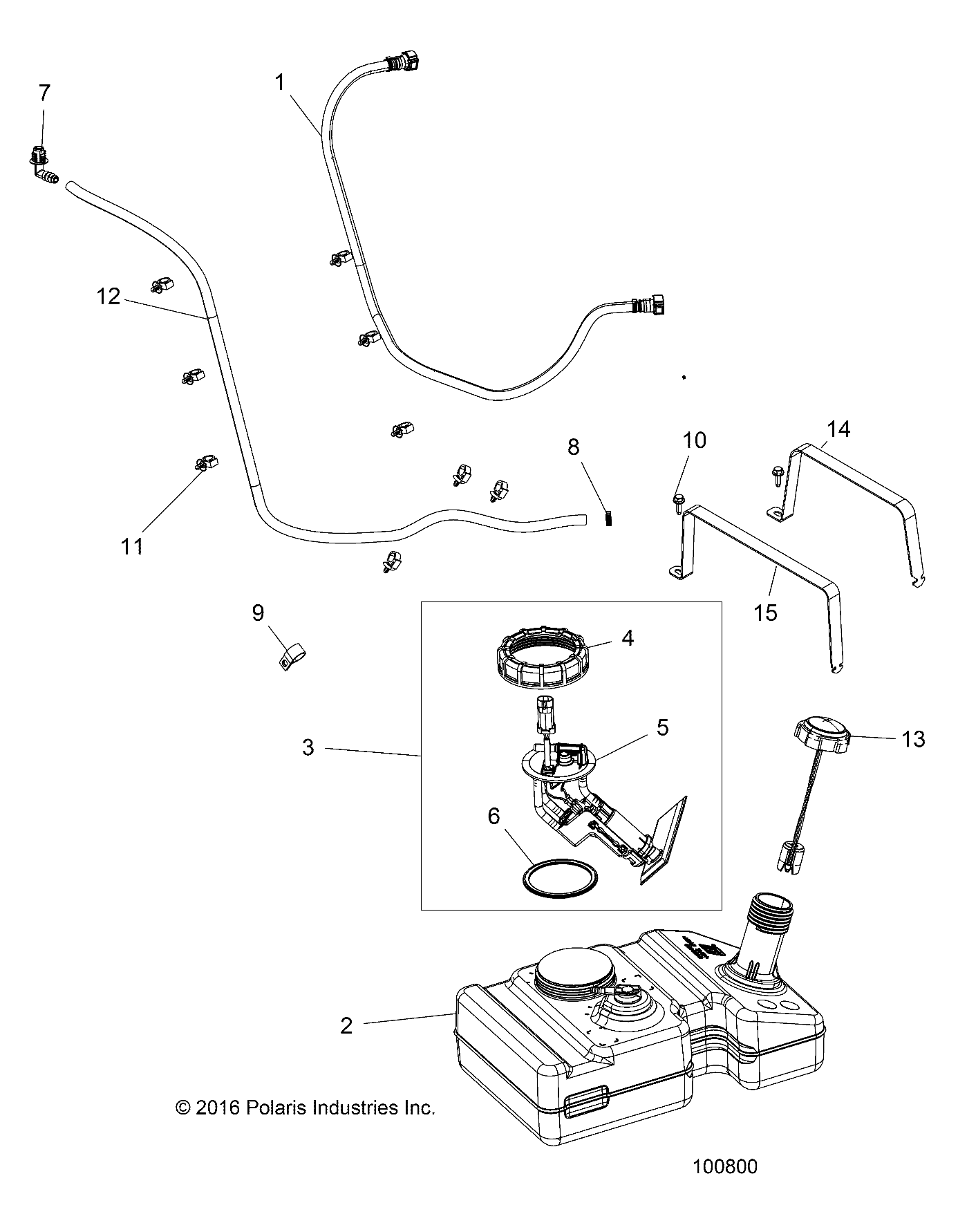 BODY, FUEL TANK - A18HAA15N7 (100800)