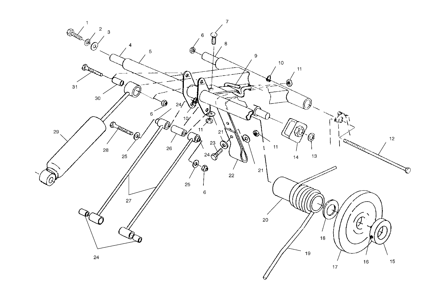 REAR TORQUE ARM - S00SB8AS (4954015401b012)