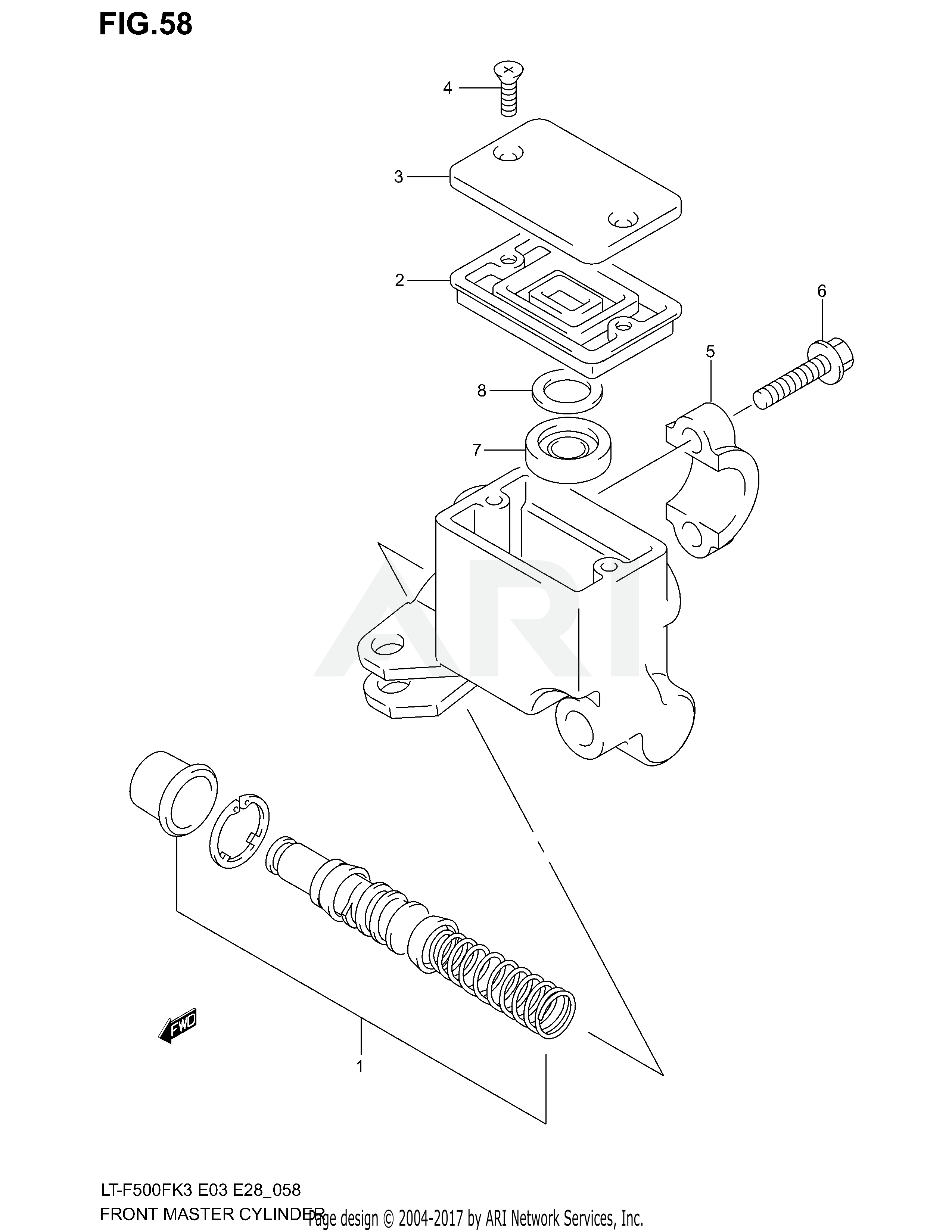 FRONT MASTER CYLINDER