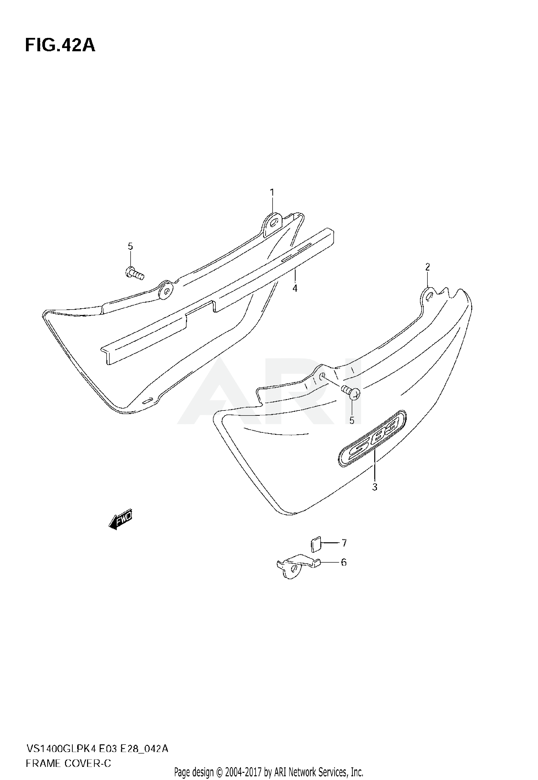 FRAME COVER (MODEL K5/K6/K7/K8)