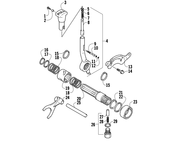 HI/LO SHIFTER ASSEMBLY