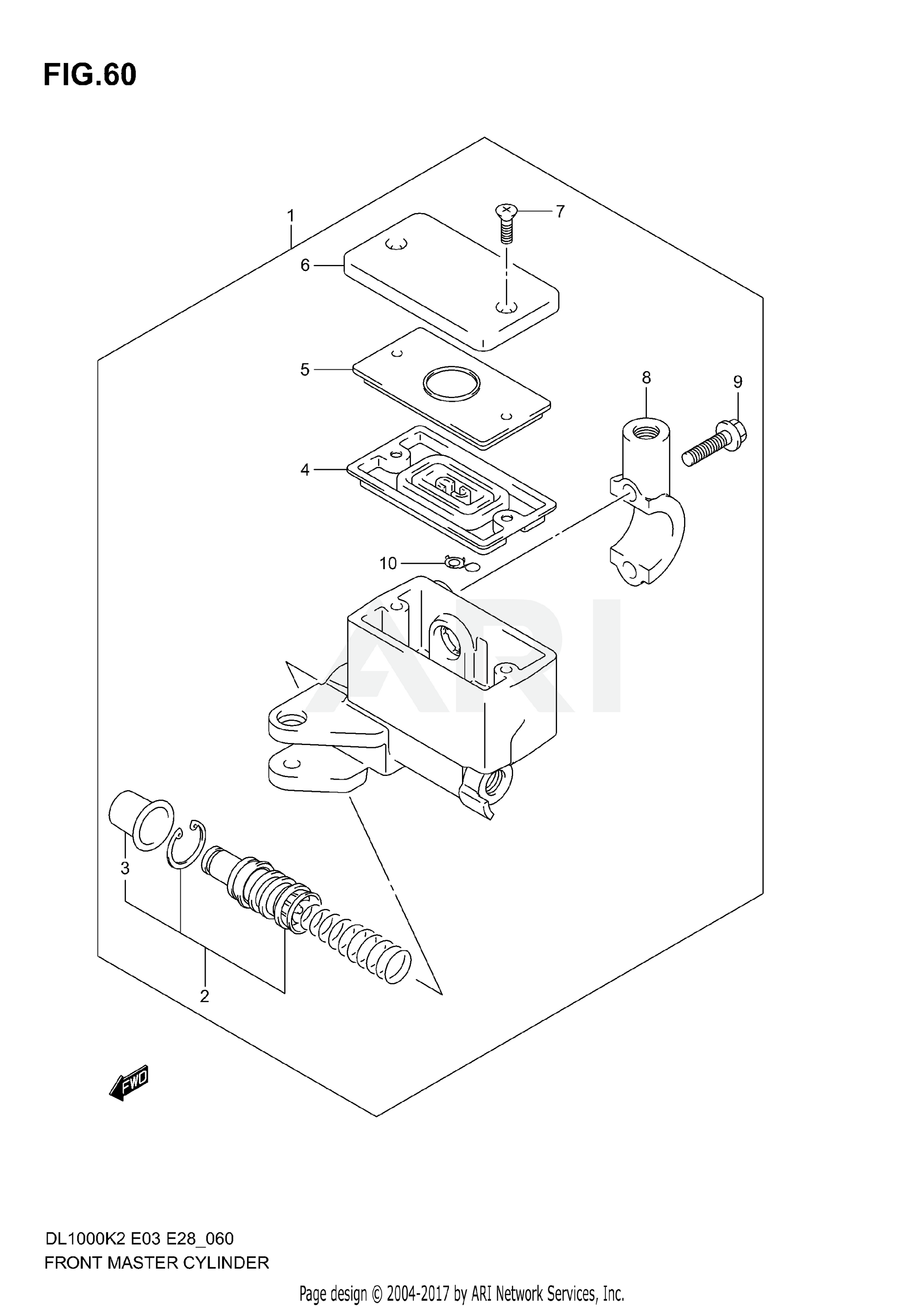 FRONT MASTER CYLINDER