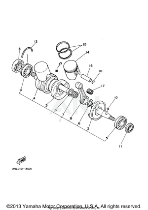 CRANKSHAFT PISTON