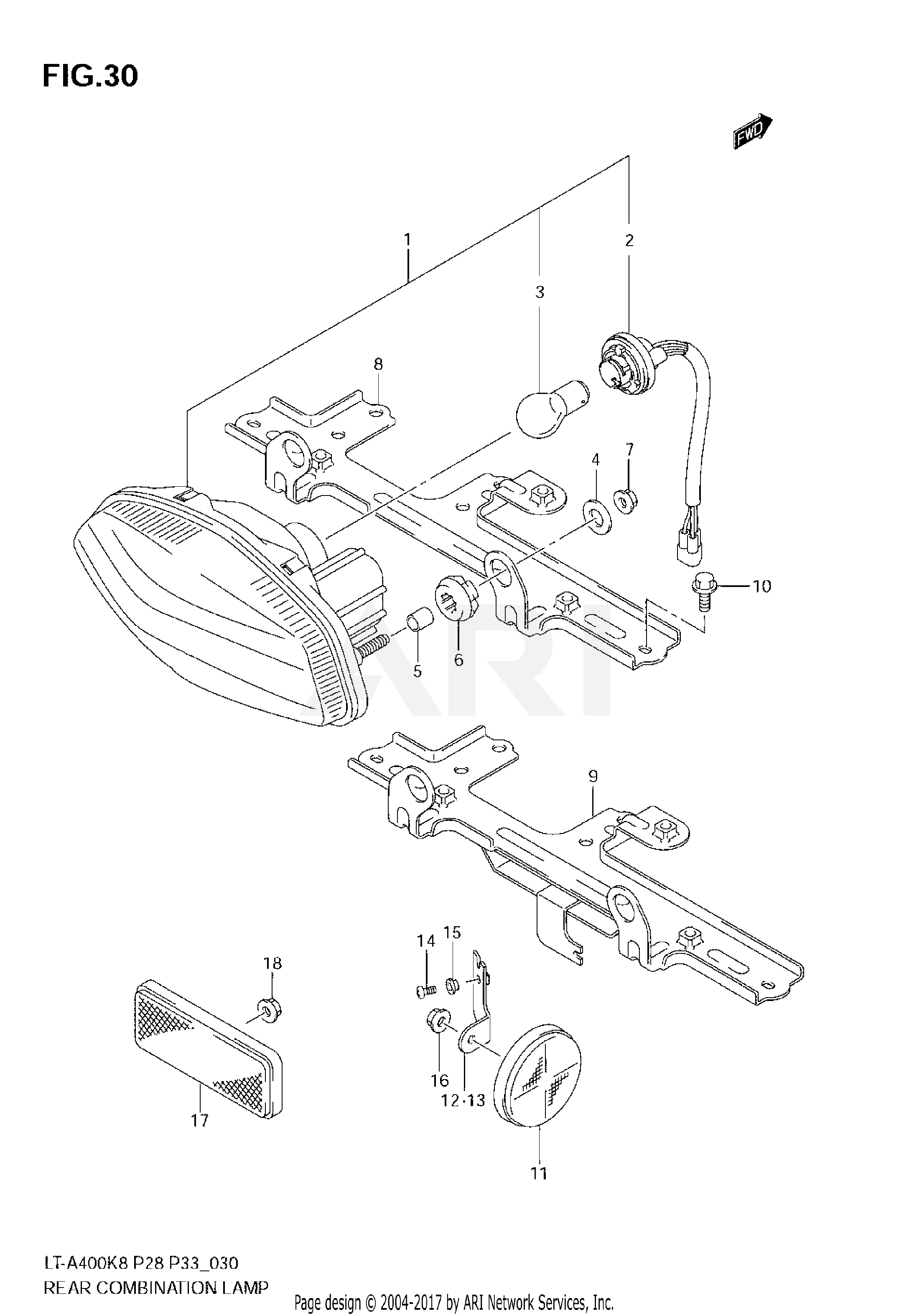 REAR COMBINATION LAMP