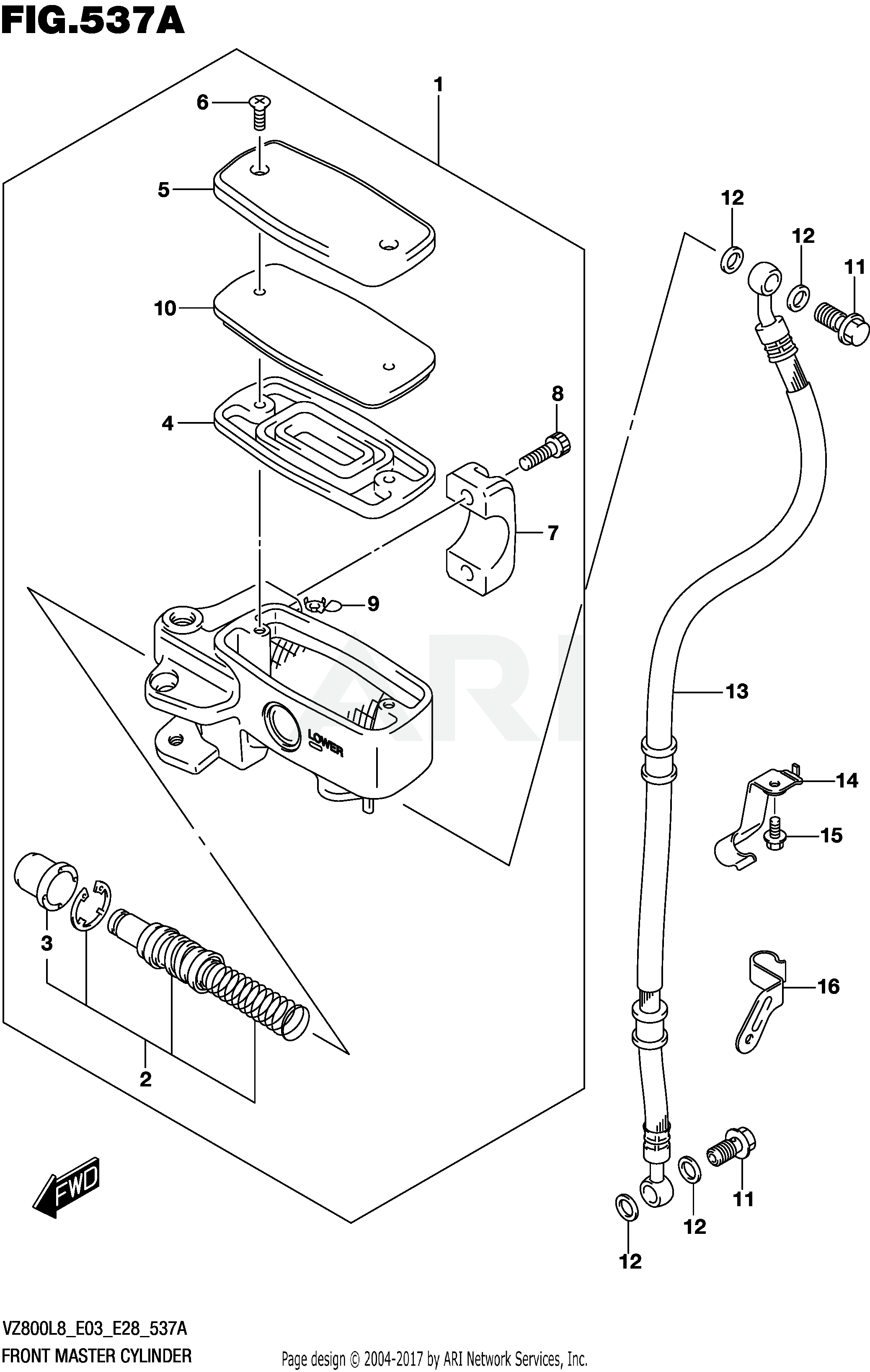 FRONT MASTER CYLINDER