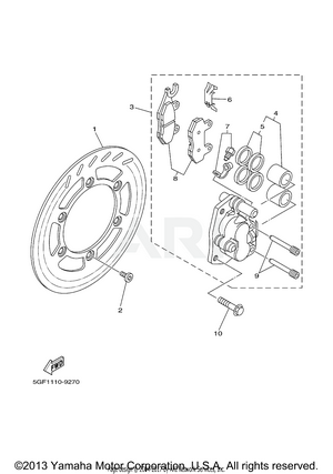 FRONT BRAKE CALIPER