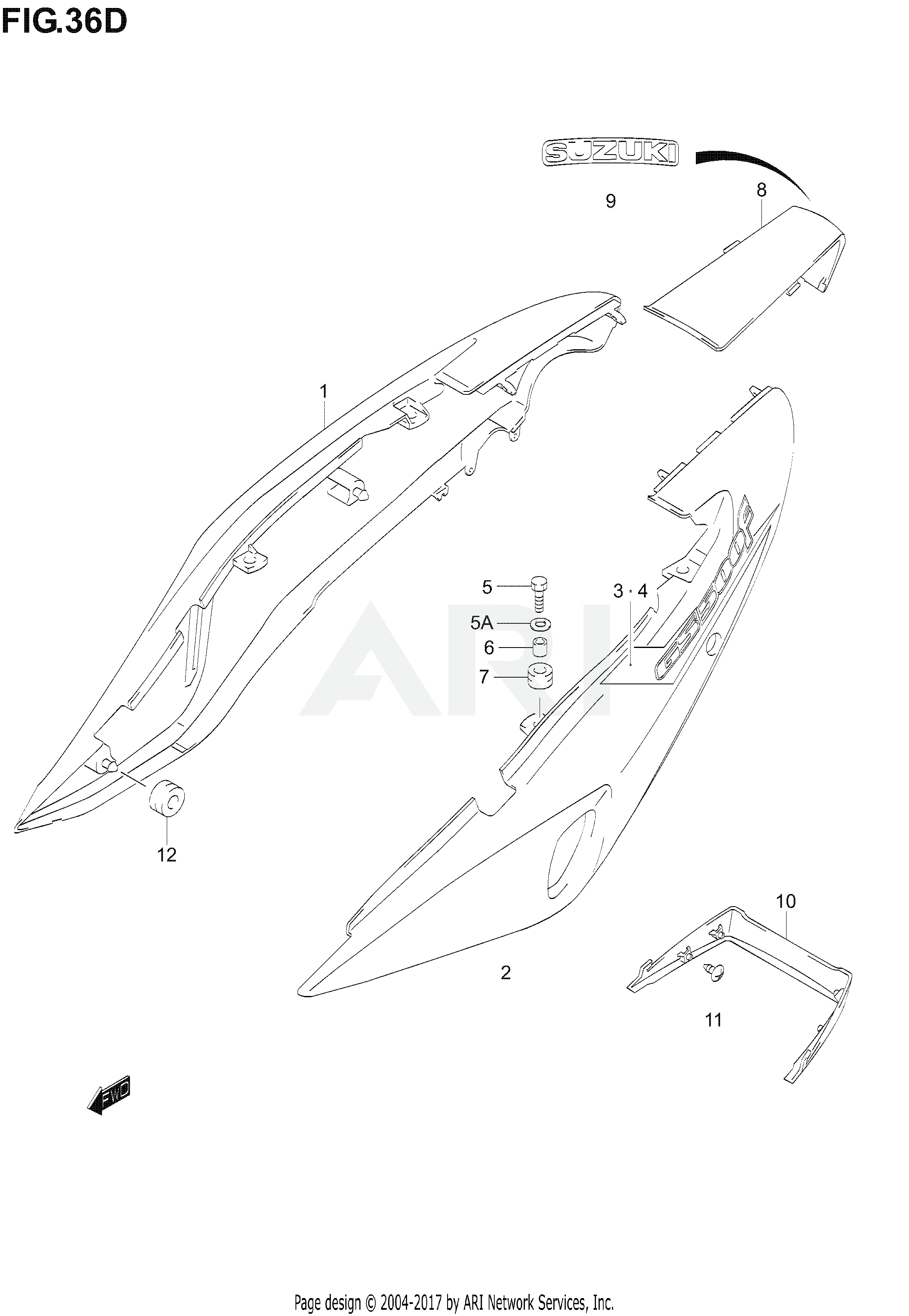 FRAME COVER (GS500FK5)