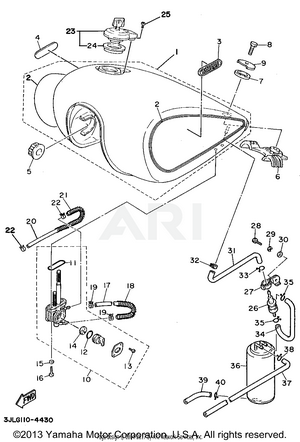 FUEL TANK CALIFORNIA ONLY