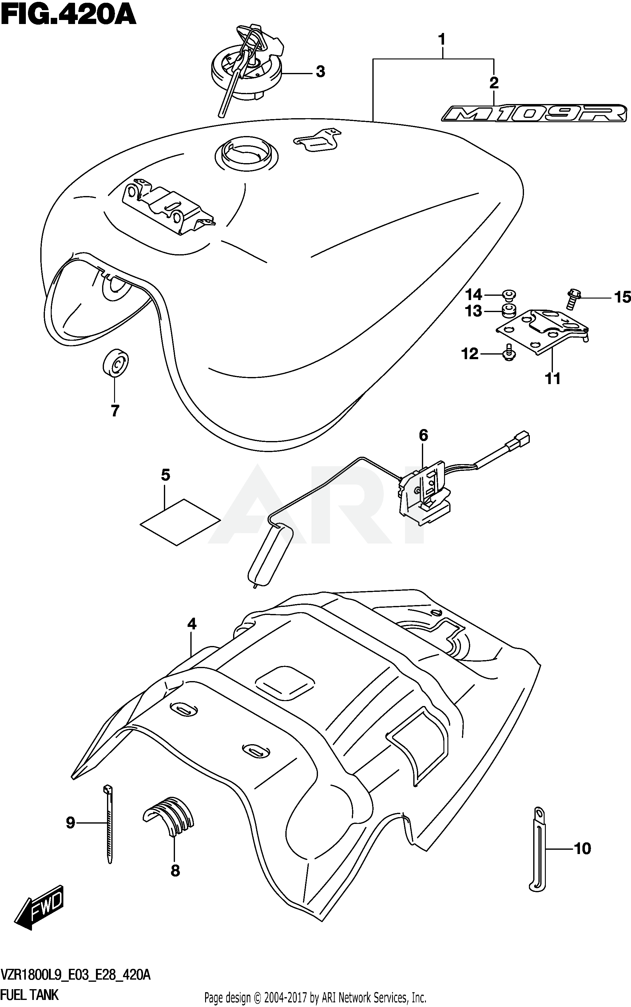 FUEL TANK (VZR1800L9 E28)