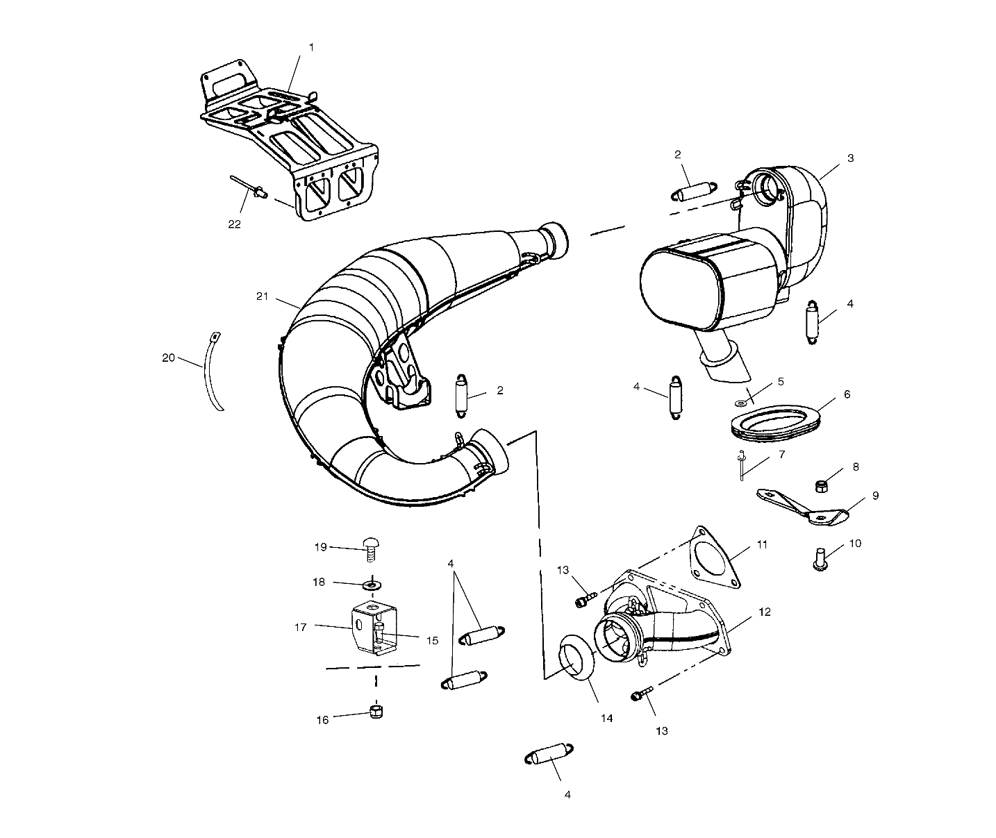 EXHAUST - S03NT7CS/S03NT8CS (4978117811C06)