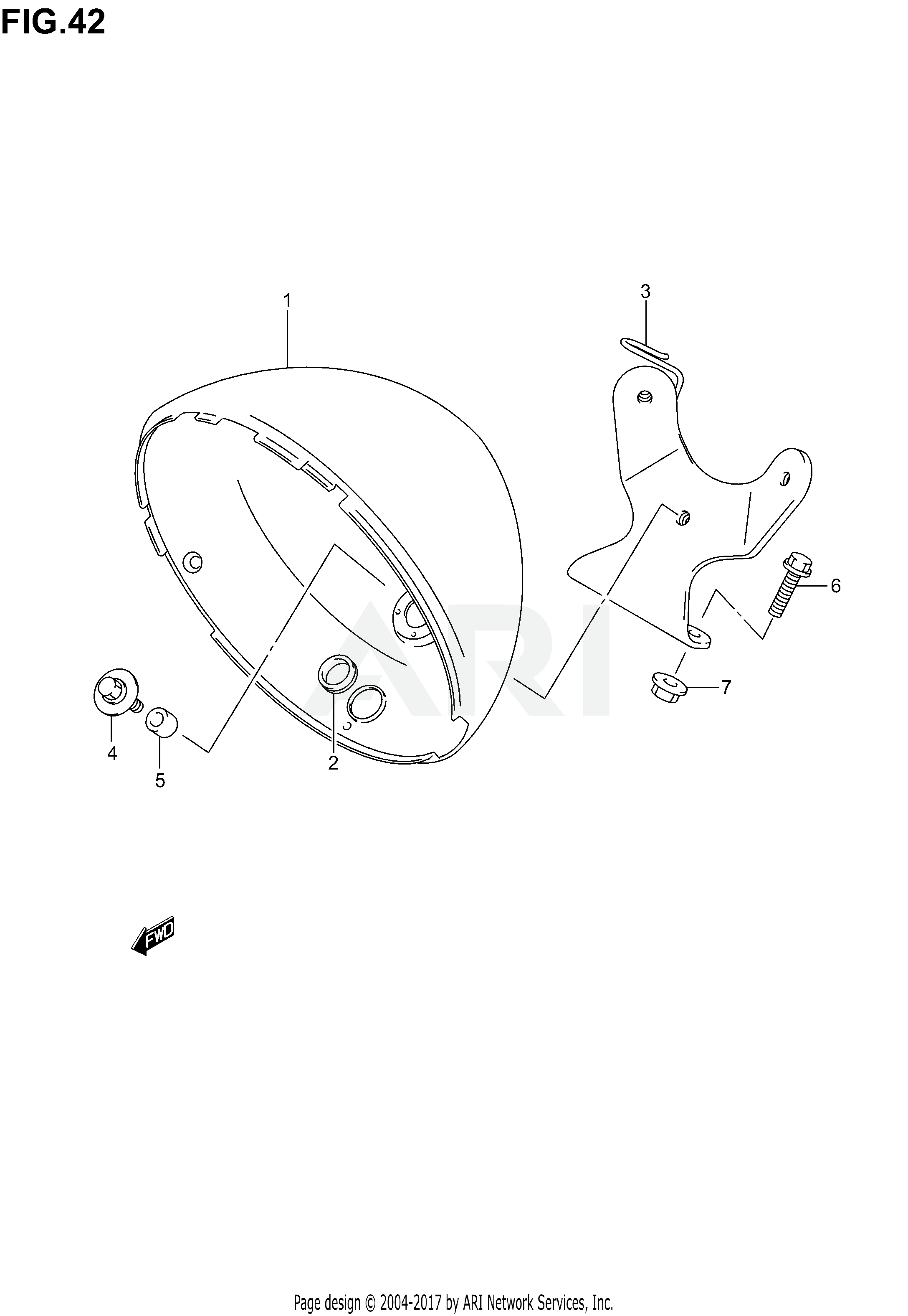 HEADLAMP HOUSING (MODEL K1/K2/K3/K4)