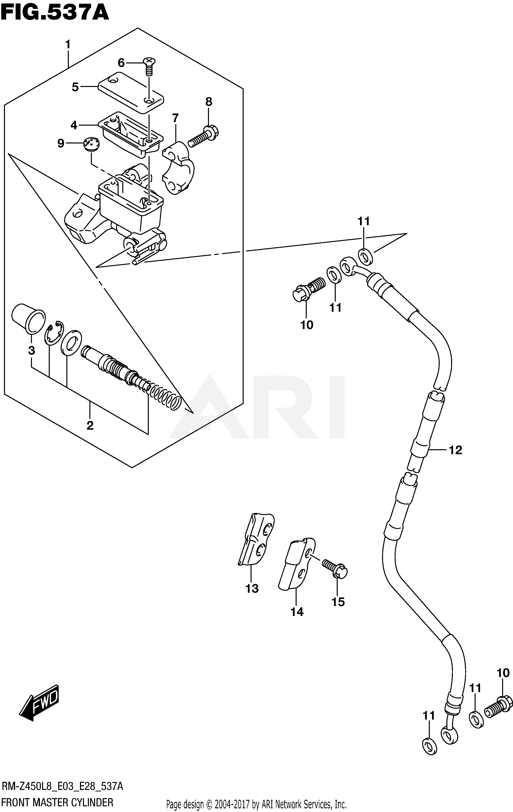 FRONT MASTER CYLINDER