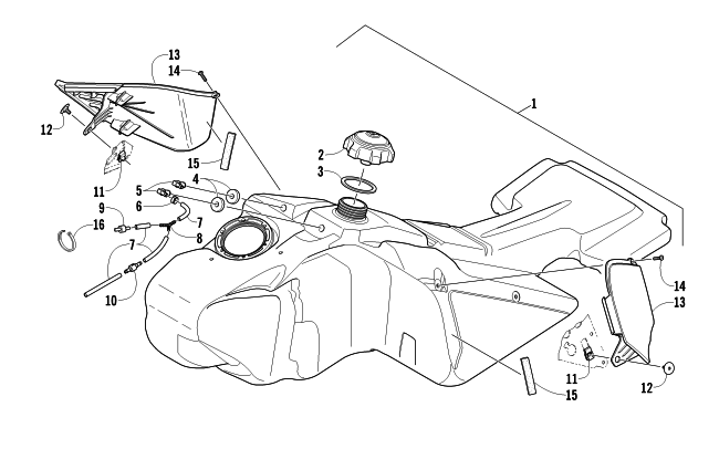 GAS TANK ASSEMBLY